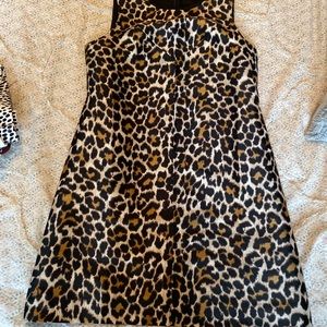 Leopard Print Shift Dress